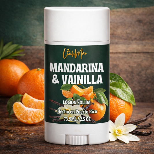 Loción solida de Mandarina & Vainilla